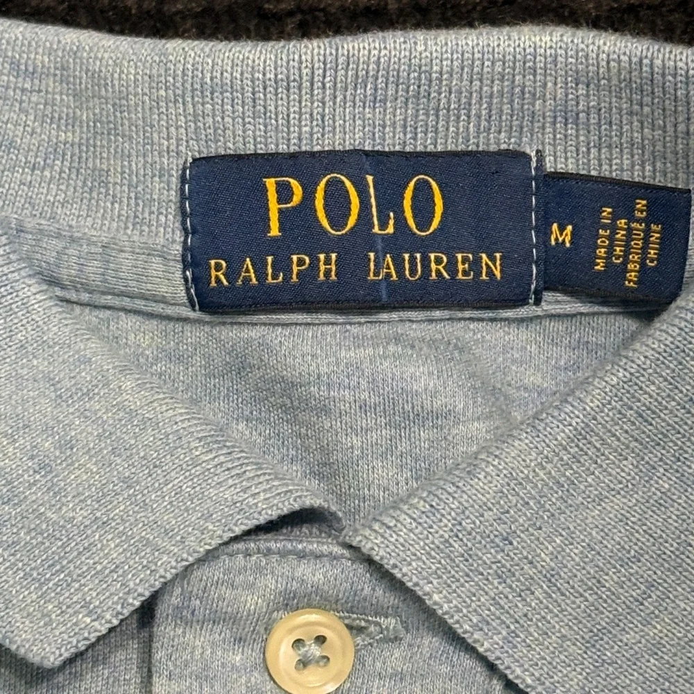 Polo Ralph Lauren Polo Shirt Men’s Sz M Heather Blue Preppy Classic Casual